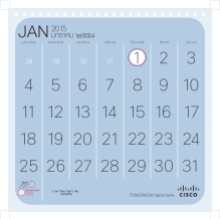 01-2015 number calendar